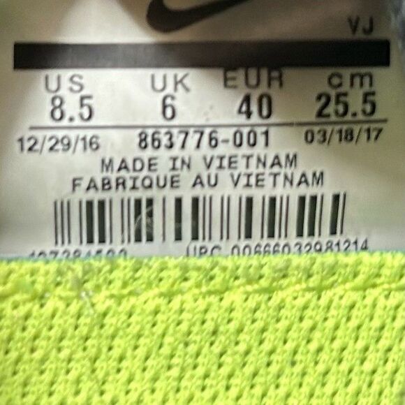 Nike Free RN Distance 2 Athletic Running Gym Shoes 863776-001 Womens Size 8.5 - Picture 12 of 12